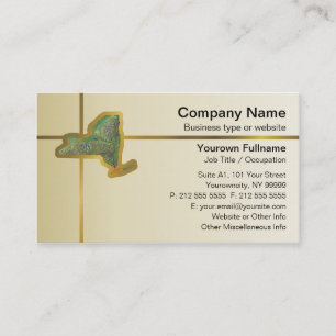 New York Map Visitekaartje