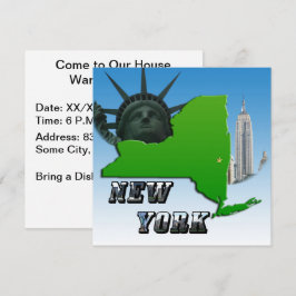 New York Map, Vrijheidsbeeld, Monument Kaart
