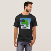 New York Map, Vrijheidsbeeld, Monument T-shirt (Voorkant volledig)