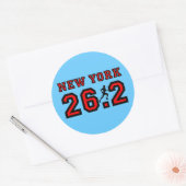 New York marathon Ronde Sticker (Envelop)