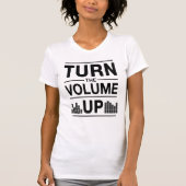 New York Mayor Mamdani Turn The Volume Up T-shirt (Voorkant)
