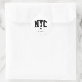 New York Meisjes weekend Ronde Sticker (Tas)