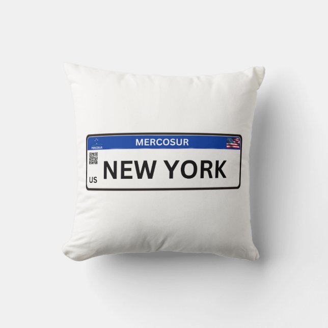 New York Mercosur Kussen (Voorkant)