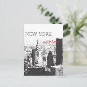 New York met liefde Briefkaart (Staand voorkant)