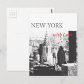 New York met liefde Briefkaart (Voorkant / Achterkant)