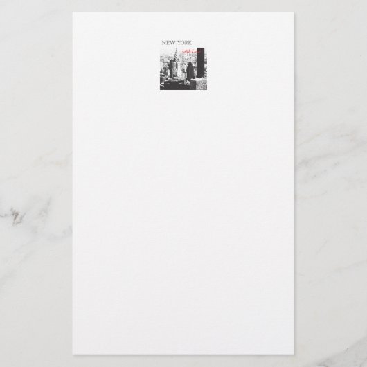 New York met liefde Briefpapier (Voorkant)