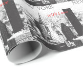 New York met liefde Cadeaupapier (Rol Hoek)