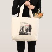 New York met liefde Grote Tote Bag (Voorkant (product))