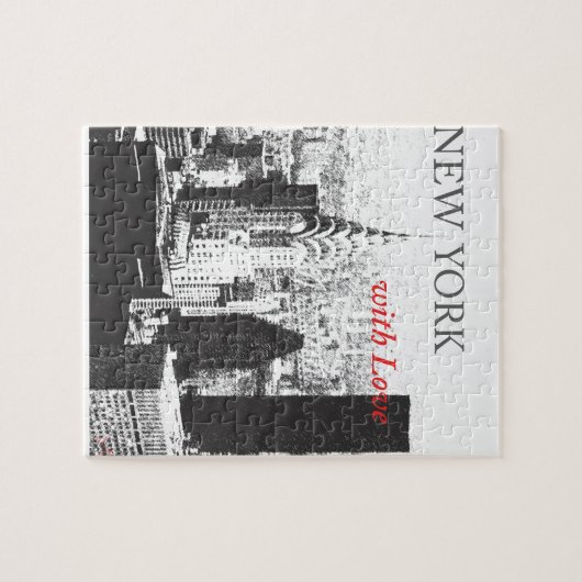 New York met liefde Legpuzzel (Horizontaal)