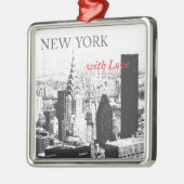 New York met liefde Metalen Ornament (Links)