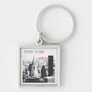 New York met liefde Sleutelhanger