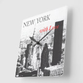 New York met liefde Vierkante Klok (Hoek)