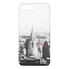New York met Love iPhone 7 hoesje