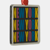 New York Metal Ornament (Rechts)