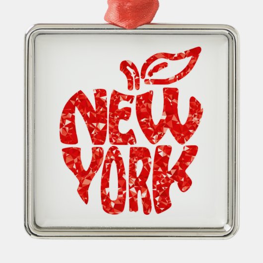 NEW YORK METALEN ORNAMENT (Voorkant)