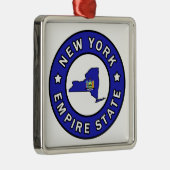New York Metalen Ornament (Rechts)