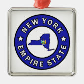 New York Metalen Ornament (Voorkant)