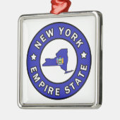 New York Metalen Ornament (Links)