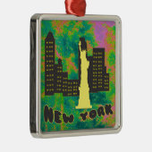 New York Metalen Ornament (Rechts)