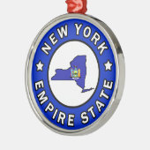 New York Metalen Ornament (Links)