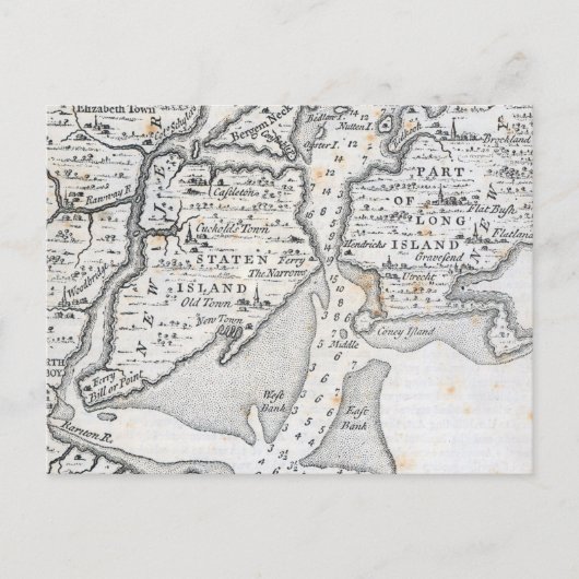 New York | Midden 18e eeuw Briefkaart (Voorkant)
