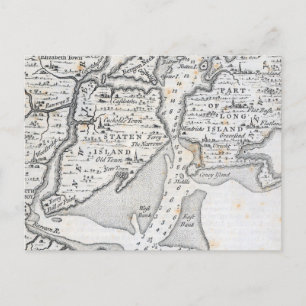 New York Midden 18e eeuw Briefkaart