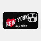New York, mijn liefde iPhone Hoesje (Achterkant horizontaal)