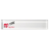 New York, mijn liefde Naambordje (Voorkant)