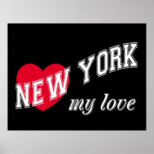 New York, mijn liefde Poster (Voorkant)