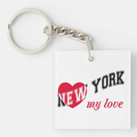 New York, mijn liefde Sleutelhanger (Voorkant)