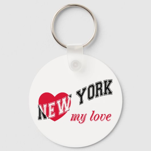 New York, mijn liefde Sleutelhanger (Voorkant)