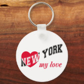 New York, mijn liefde Sleutelhanger (Voorkant)