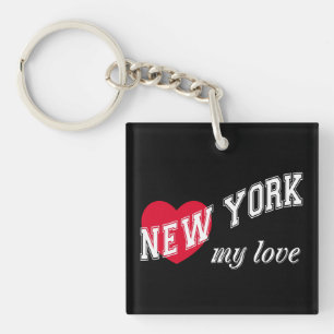 New York, mijn liefde Sleutelhanger