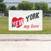 New York, mijn liefde Spandoek (Insitu)