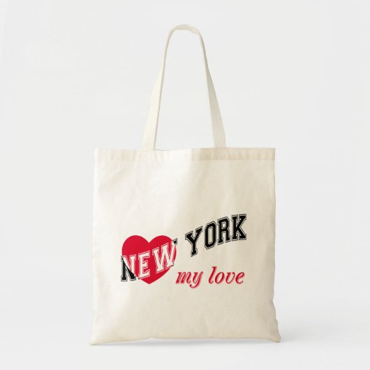 New York, mijn liefde Tote Bag (Voorkant)