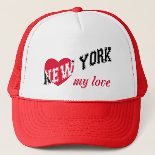 New York, mijn liefde Trucker Pet (Voorkant)