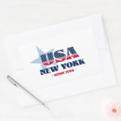 New York Mijn thuisstaat Sticker (Envelop)