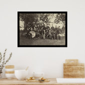 New York Militaire Band, Arlington, VA 1861 Poster (Keuken)