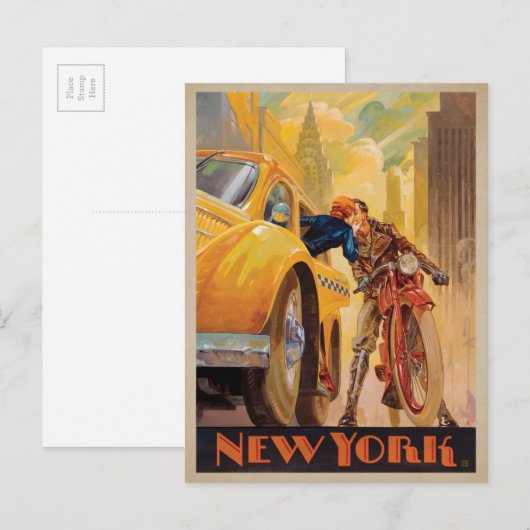 New York Minute Briefkaart (Voorkant / Achterkant)