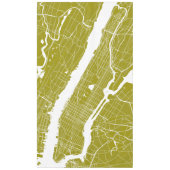 New York Modern Map Tafelkleed (Voorkant)