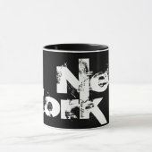 New York - Mok in zwart-wit en zwart-wit (Midden)