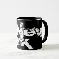 New York - Mok in zwart-wit en zwart-wit