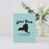 New York Motto - Een hele staat Briefkaart (Staand voorkant)