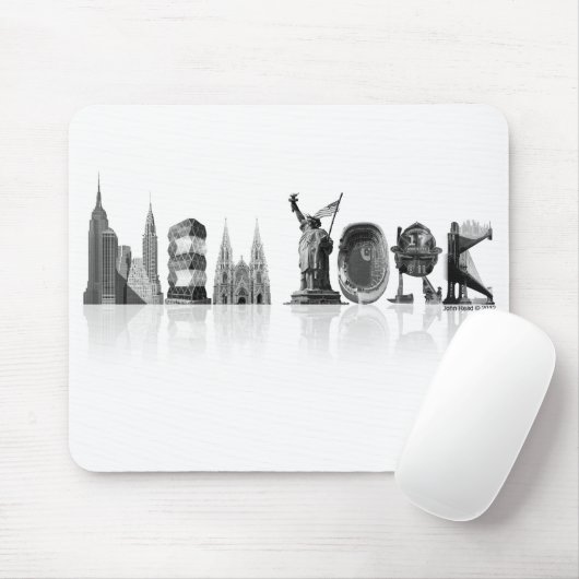 New York Mouse Mat Muismat (Met muis)