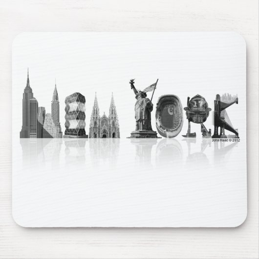 New York Mouse Mat Muismat (Voorkant)