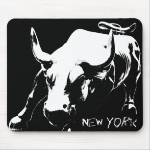 New York Mousepad Bull Landmark New York Gifts Muismat