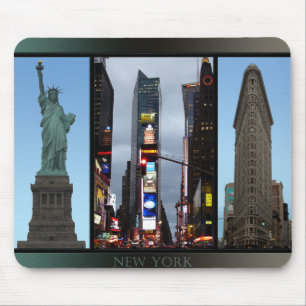 New York Mousepad New York Souvenir Landmarks Gift Muismat