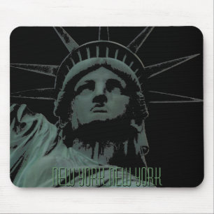 New York Mousepad New York Status of Liberty Gifts Muismat