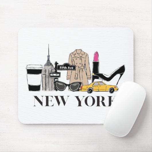 New York Muismat (Met muis)