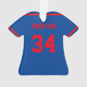 New York National Baseball Jersey Ornament (voorkant)
